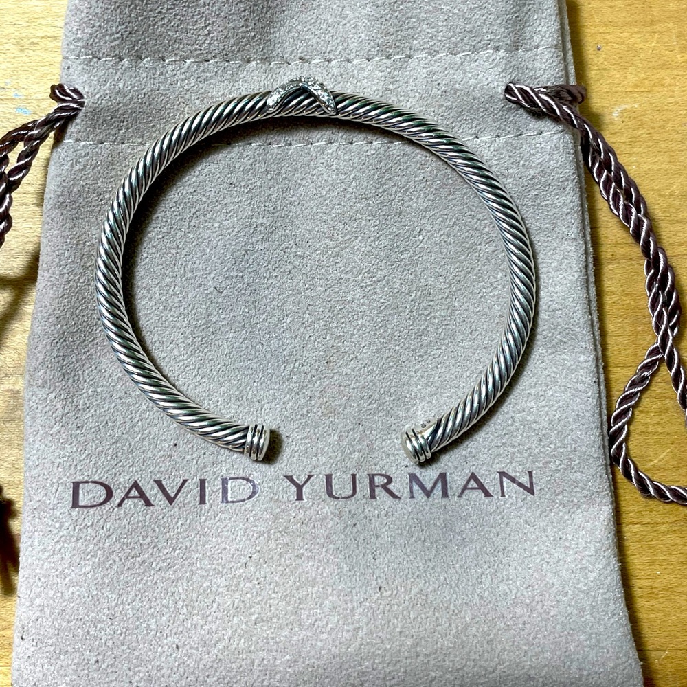 David Yurman Bracelet With Diamonds